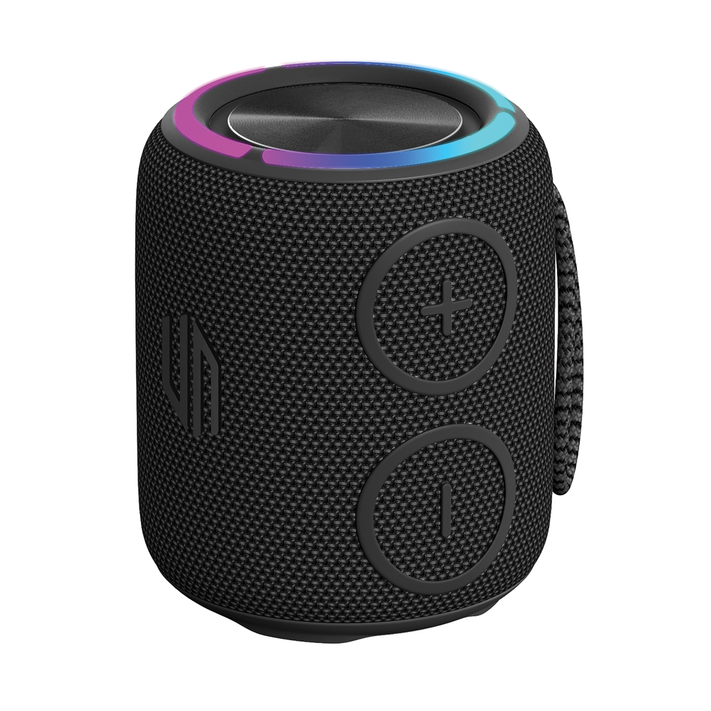 Enceinte nomade en plastique recyclé certifié Urban Vitamin Palmdale 16 W_Noir