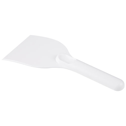 Grattoir à glace en plastique recyclé Chilly_Blanc