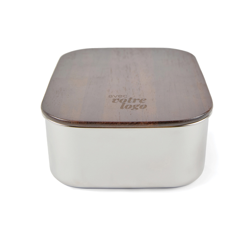 Lunch box en inox recyclé et bois certifiés Vinga Ciro _03