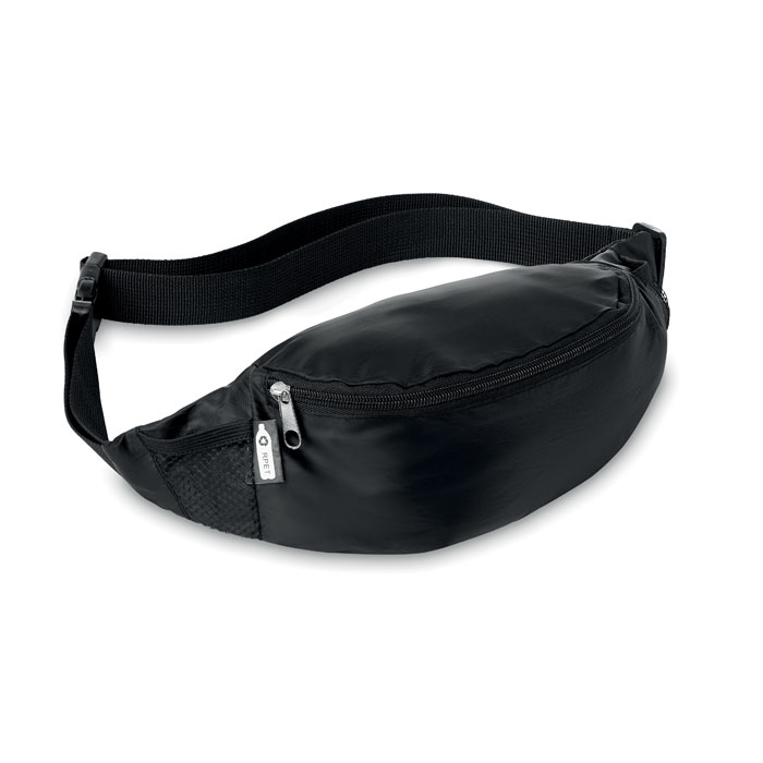 Sac banane en polyester recyclé rPET Hoopbag_Noir