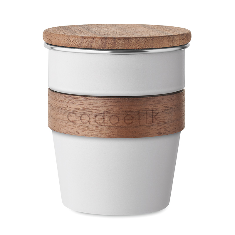 Mug de voyage en inox recyclé Walnut 350 mL_1