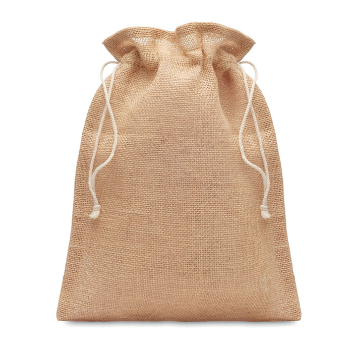 Pochon en jute Small 22x14 cm_Beige