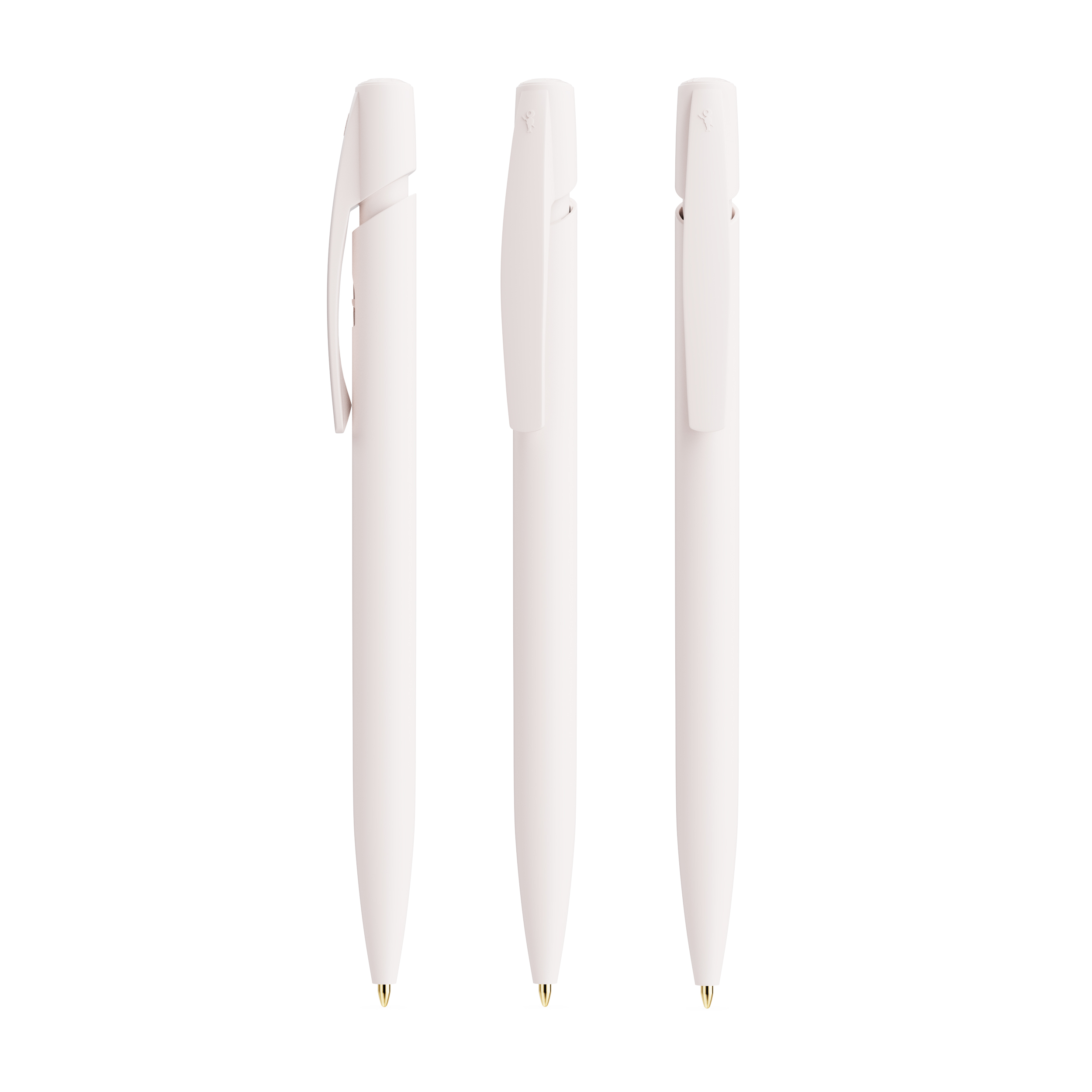 Stylo bille BIC® Media Clic_Blanc