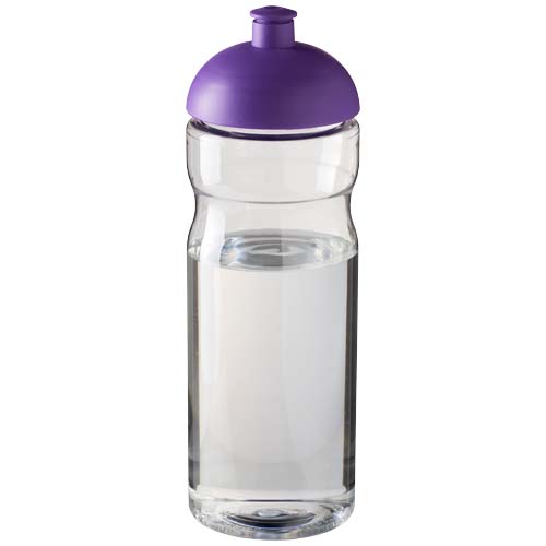 Bouteille de sport en plastique recyclé H2O Active® Eco Base 650 mL_Translucide/Violet