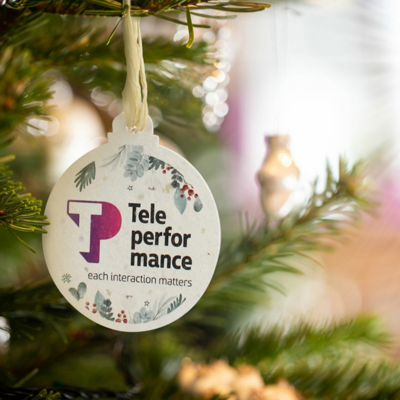 Boule de Noël en papier ensemencé Neco_04