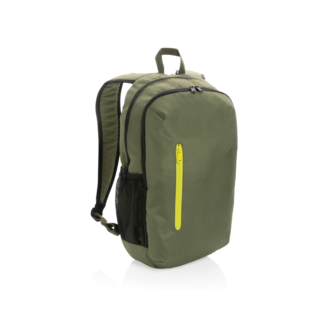 Sac à dos ordinateur 15,6" Casual en polyester recyclé rPET Impact 11 L_Vert