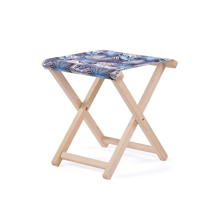 Tabouret pliable personnalisable sur-mesure en bois Poupou_01
