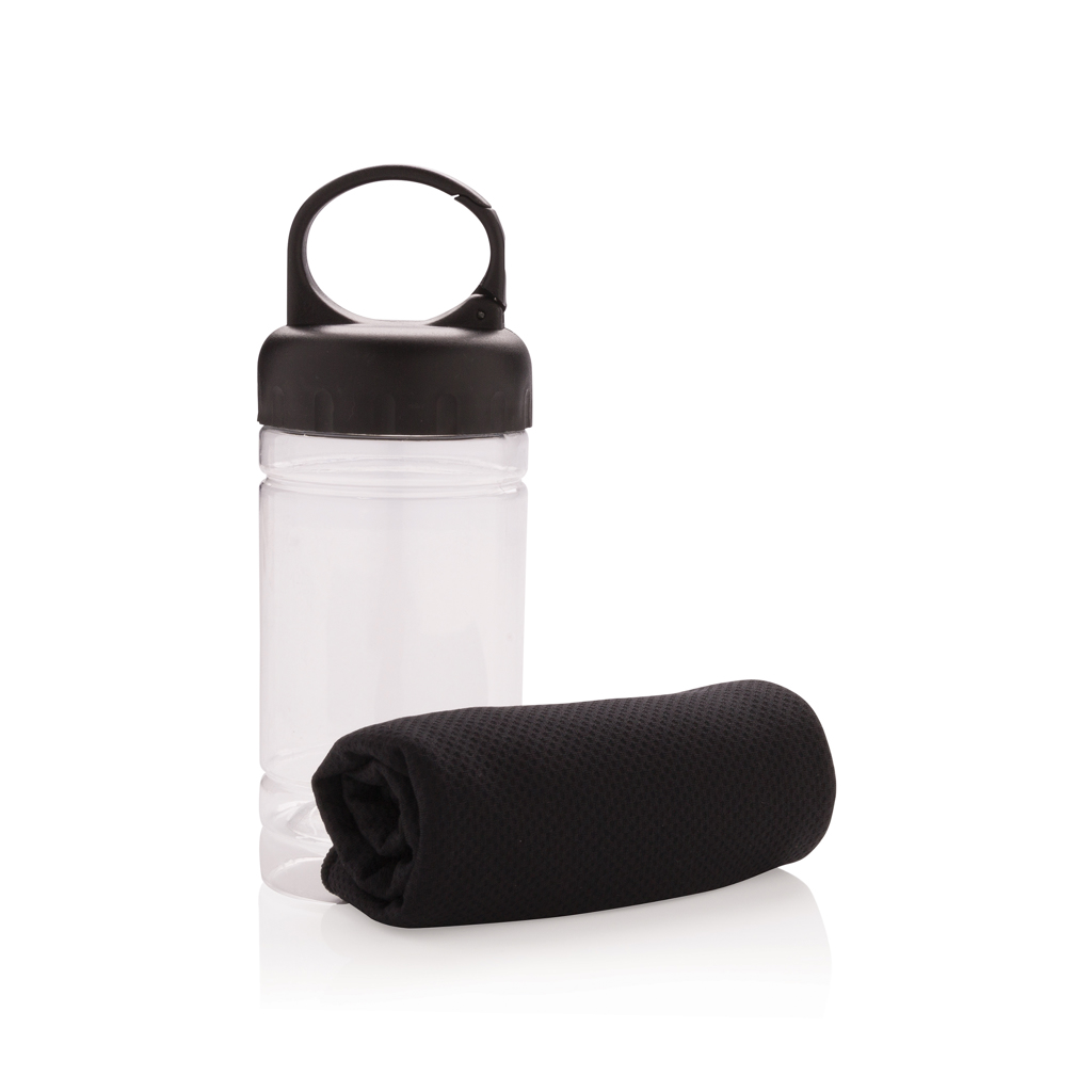 Serviette sport rafraichissante Mike_Noir
