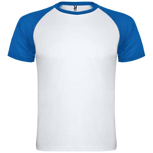 Blanc/Bleu royal