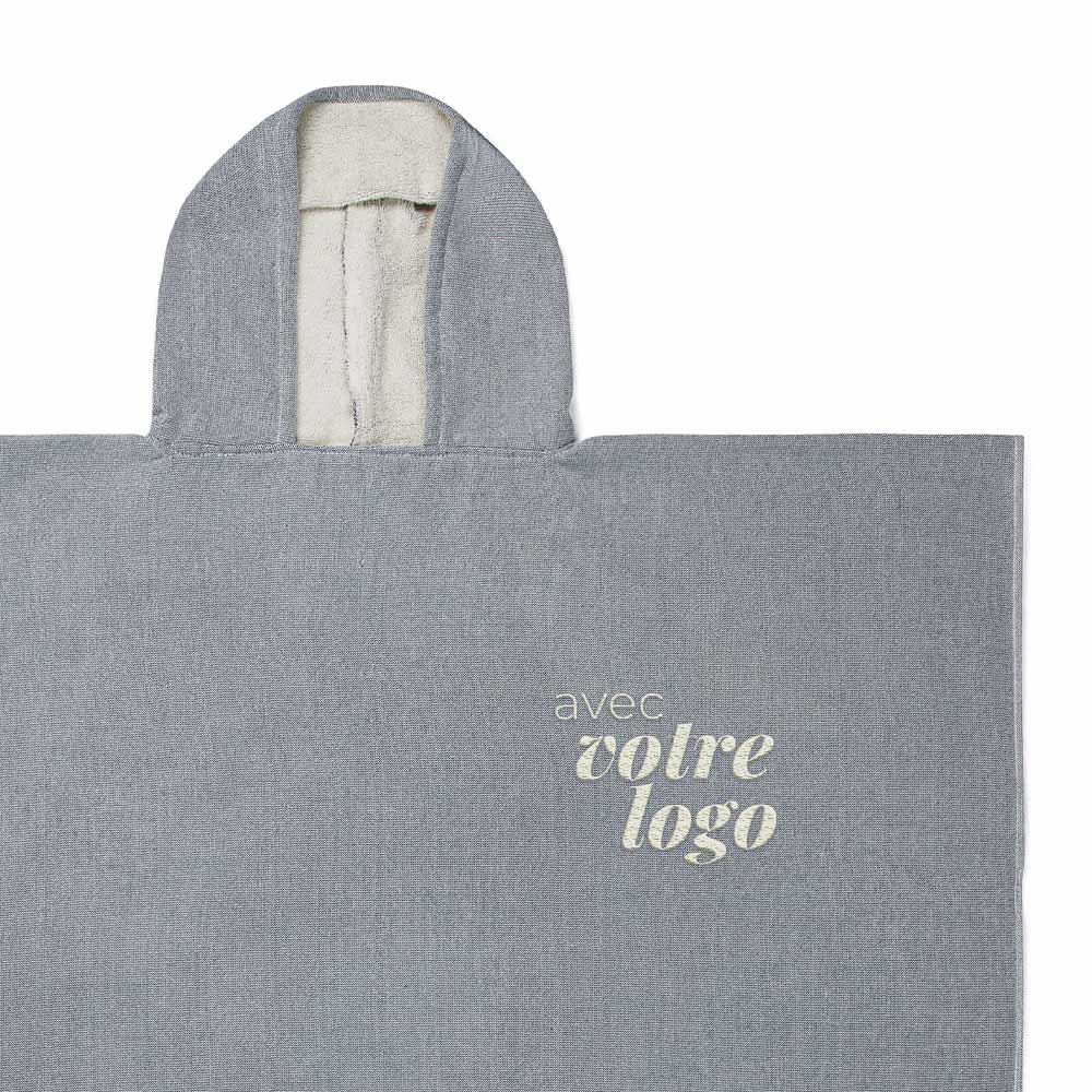 Poncho de plage en coton éponge et polyester certifiés Vinga Tolo 360 g_03