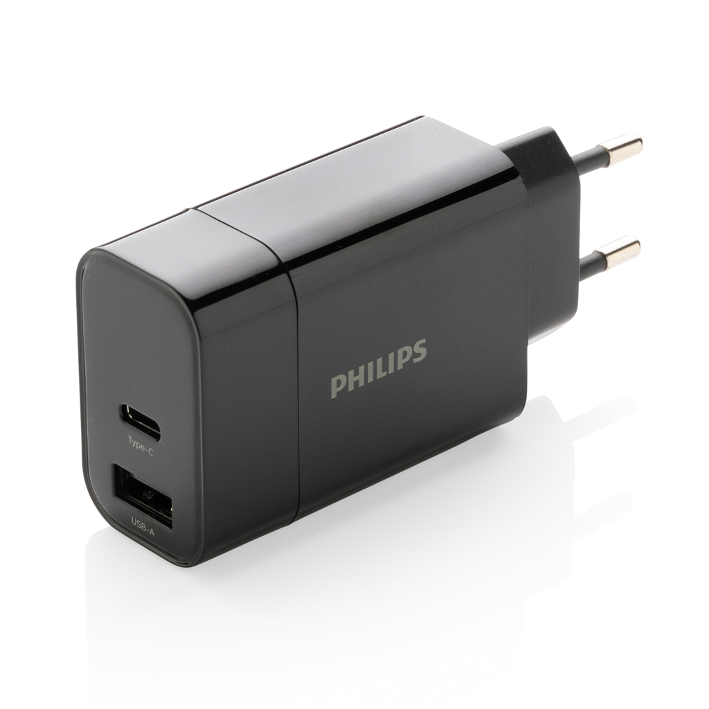 Chargeur mural rapide Philips 30 W _Noir