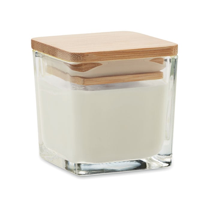 Bougie végétale parfumée en verre et bambou Pila 50 g_01