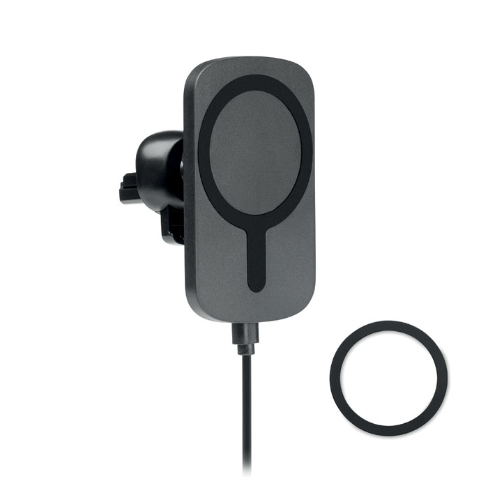 Support chargeur de voiture magnétique Adia 10 W_Noir