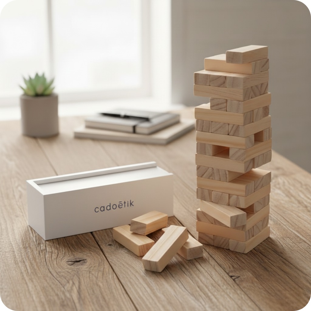 Jeu d'empilage de blocs de bois certifié Babel_00