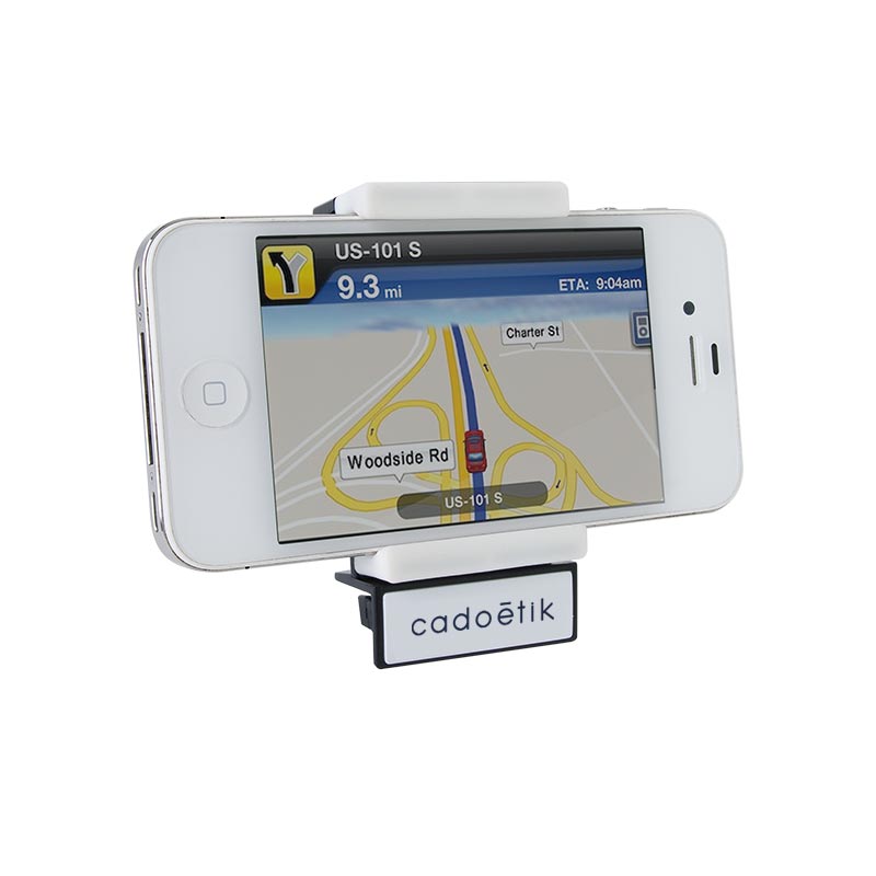 Support téléphone publicitaire pour Voiture Clipson - Objet publicitaire high-tech