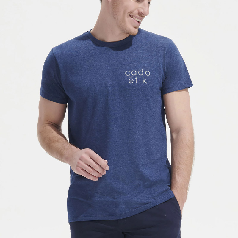 T-shirt publicitaire homme coupe ajustée en coton certifié Regent Fit 150 g_00