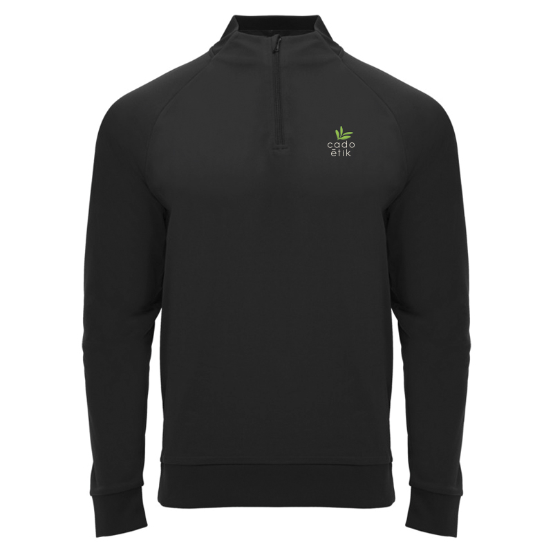 Sweat zippé de sport enfant en polyester certifié Epiro 200 g_1