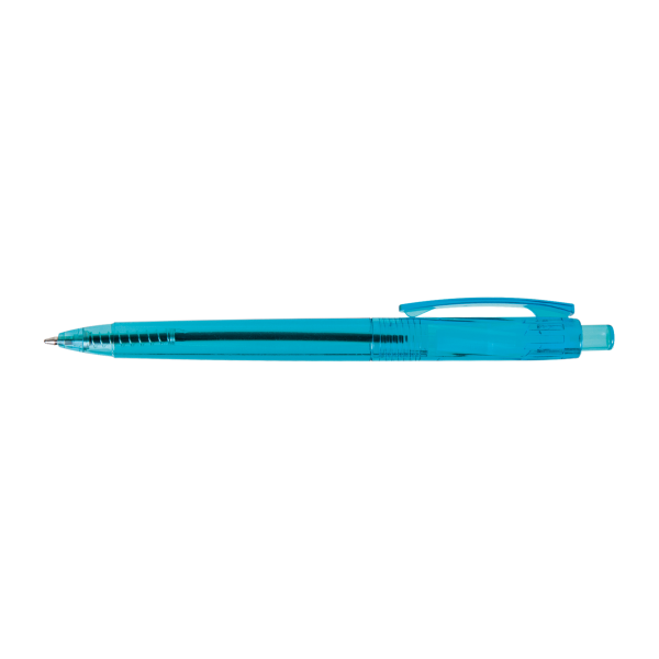 Stylo bille en plastique recyclé rPET San Francisco_Bleu