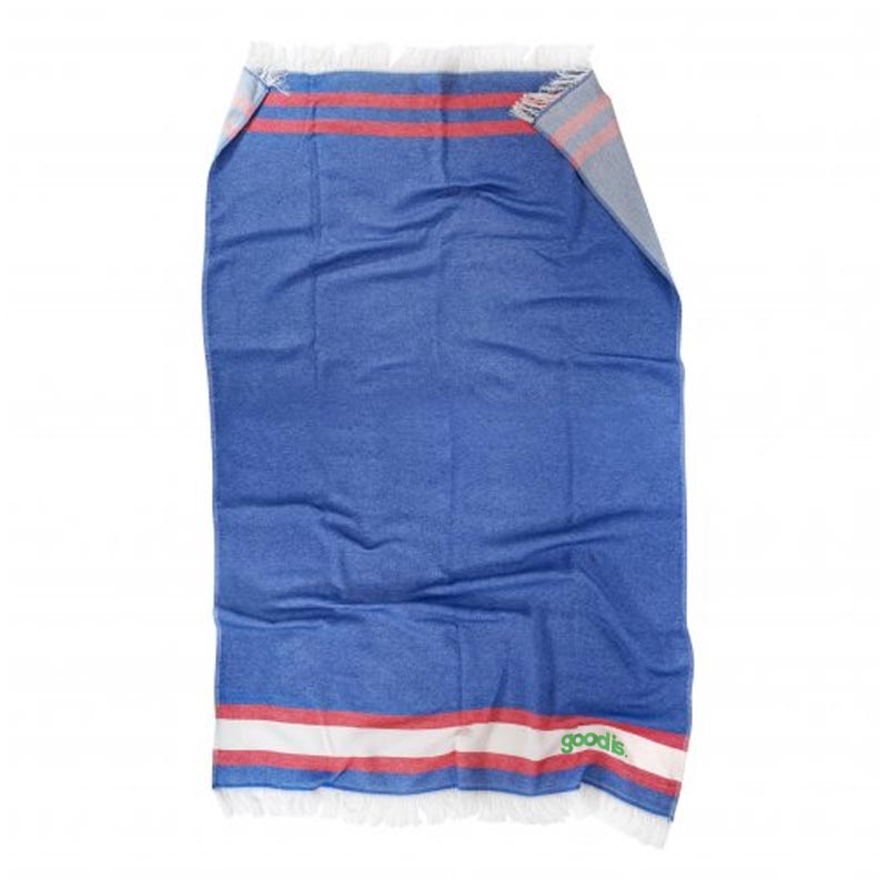 Serviette fouta en coton recyclé Citizen Blue 300 g_03