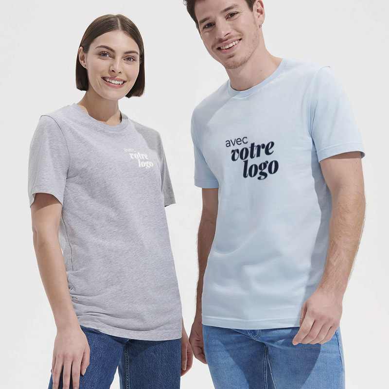 T-shirt publicitaire unisexe en coton certifié Tuner 150 g_00