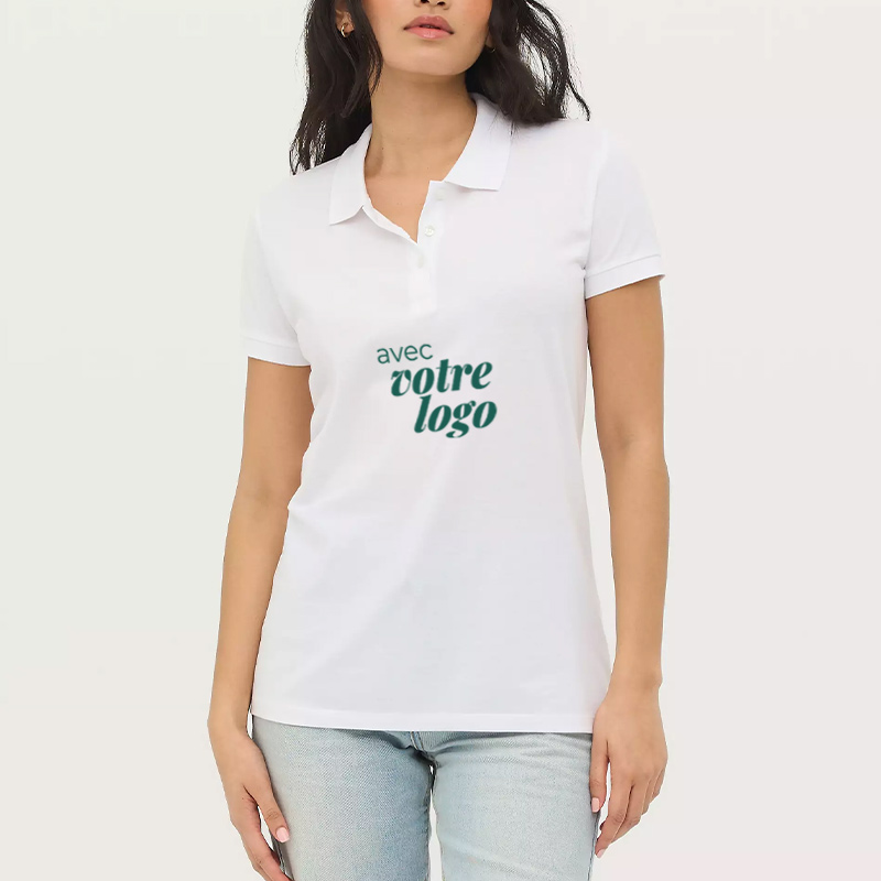 Polo publicitaire femme en coton Perfect 180 g_00
