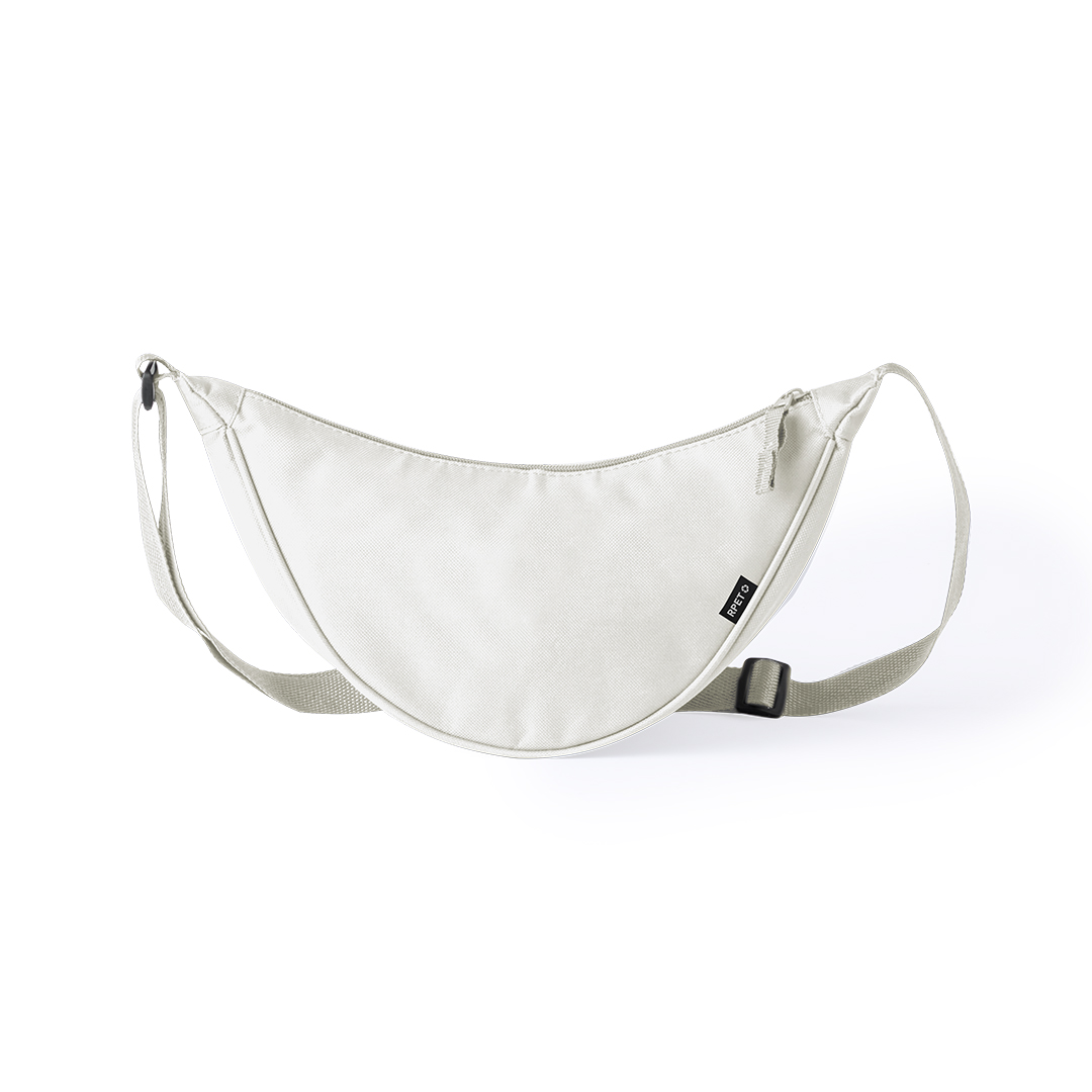 Sac banane en polyester recyclé rPET Stiva_Blanc