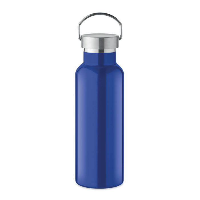 Gourde isotherme en inox recyclé Florence 500 mL_Bleu