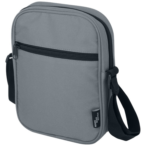 Sac bandoulière en polyester recyclé certifié Byron 2 L_Gris