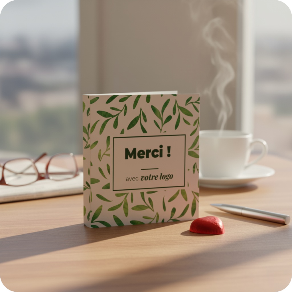 Carte personnalisée chocolat Cœur en carton certifié Lindt 5 g_00