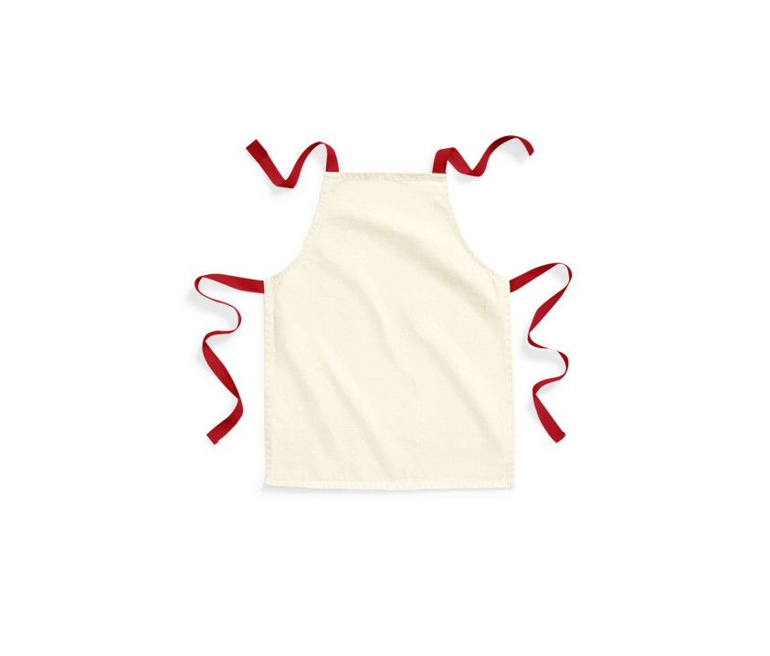 Tablier enfant en coton équitable Craft 290 g_Rouge