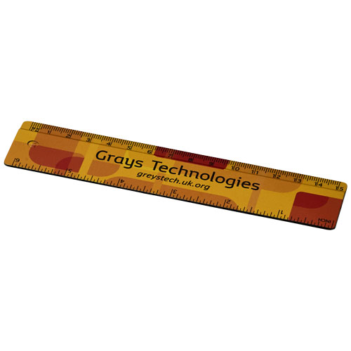 Règle Terran 100 % plastique recyclé 15 cm _Noir