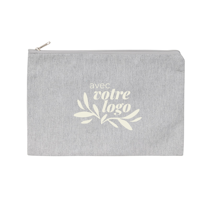 Goodies personnalisé - Trousse multi-usages en coton recyclé Impact Aware™ 285 g_1