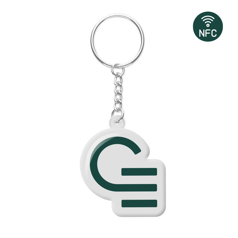 Porte-clés publicitaire sur-mesure à la forme NFC_01