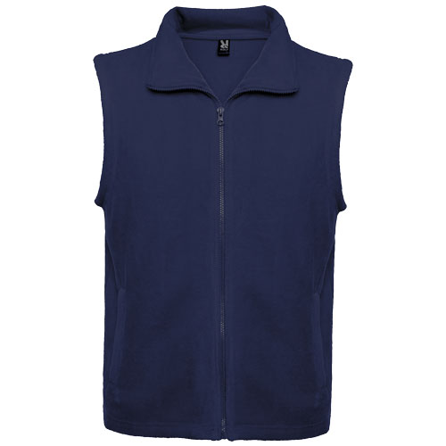 Bodywarmer polaire unisexe en polyester certifié Bellagio_Navy blue