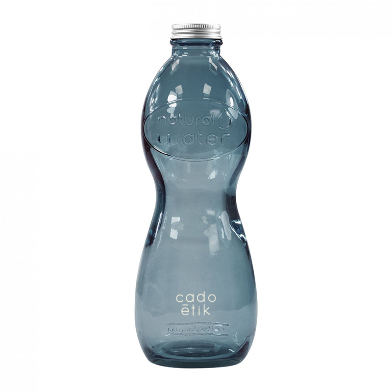 Objet publicitaire - Bouteille en verre recyclé Aqua Glouglou