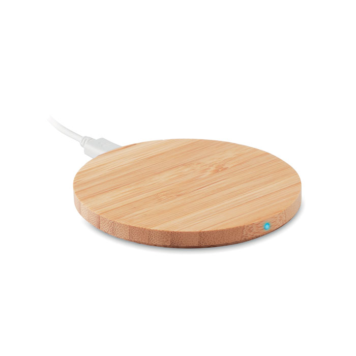 Chargeur à induction 5W en bambou Rundo_Bois