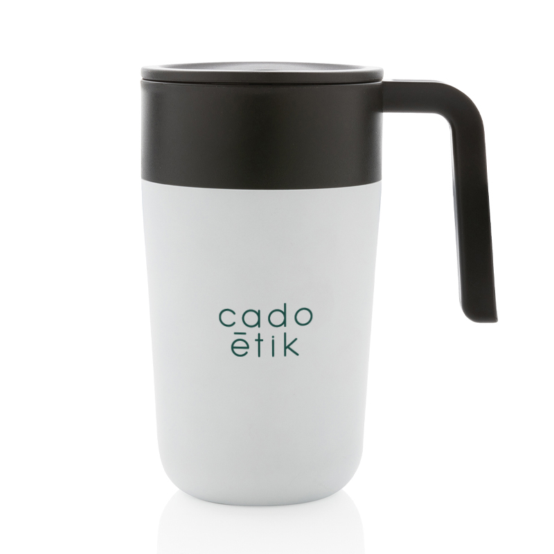 Mug de voyage en inox et plastique recyclés certifiés Terry 480 mL_04