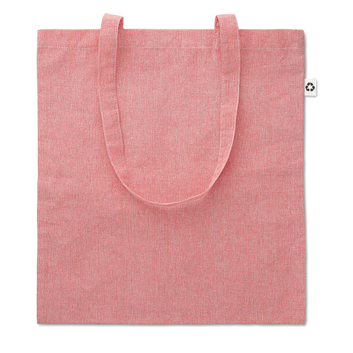 Tote bag en coton recyclé Cottonel Duo 140 g_Rouge