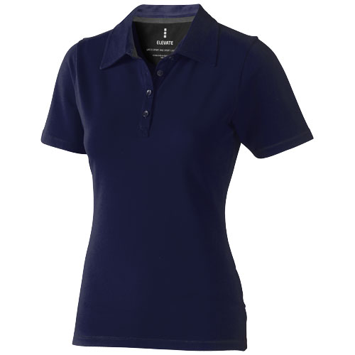 Polo femme en coton Makham_Marine