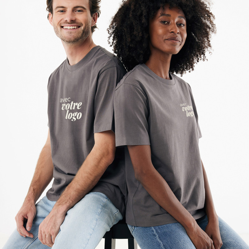 T-shirt publicitaire en coton bio et recyclé certifié Iqoniq Nikko 220 g_00
