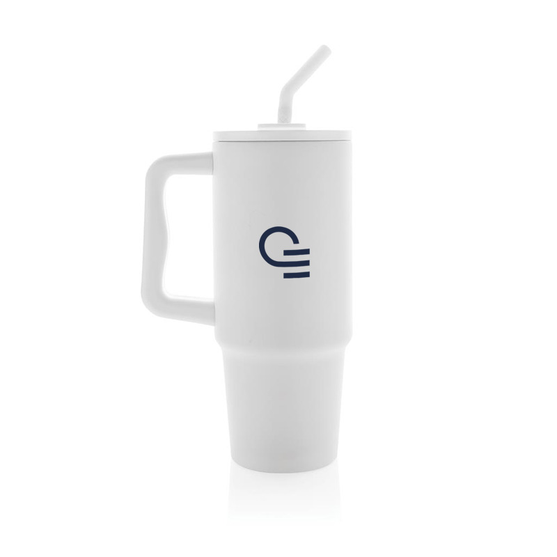 Mug de voyage en inox recyclé certifié Embrace 900 mL_1