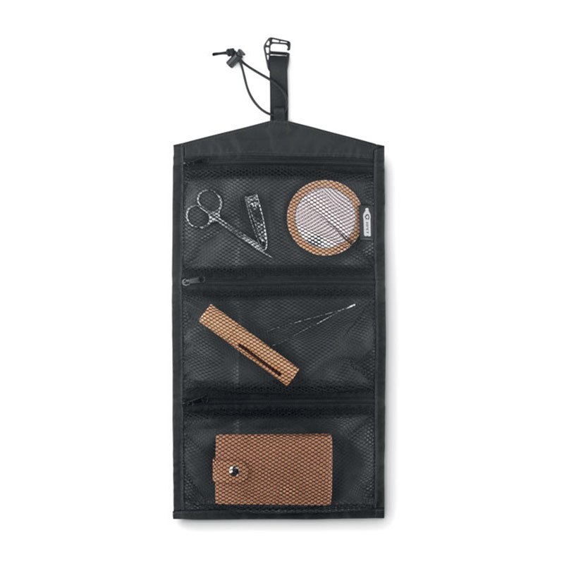 Pochette de voyage enroulable en plastique recyclé rPET Traveli _02