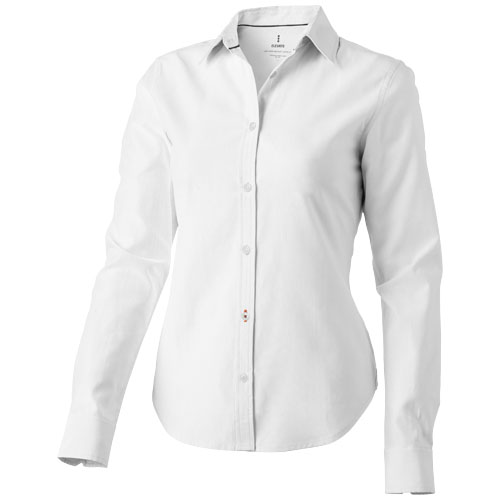 Chemise femme en coton certifié Oxford Vaillant_Blanc