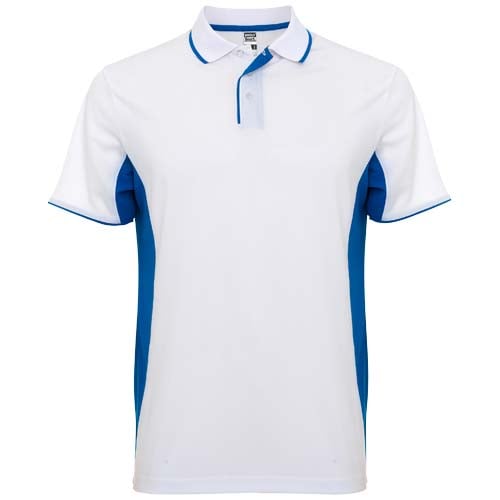 Blanc/Bleu royal
