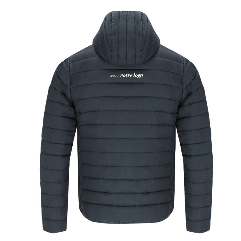 Doudoune unisexe avec capuche en polyester rPET Dilax_03