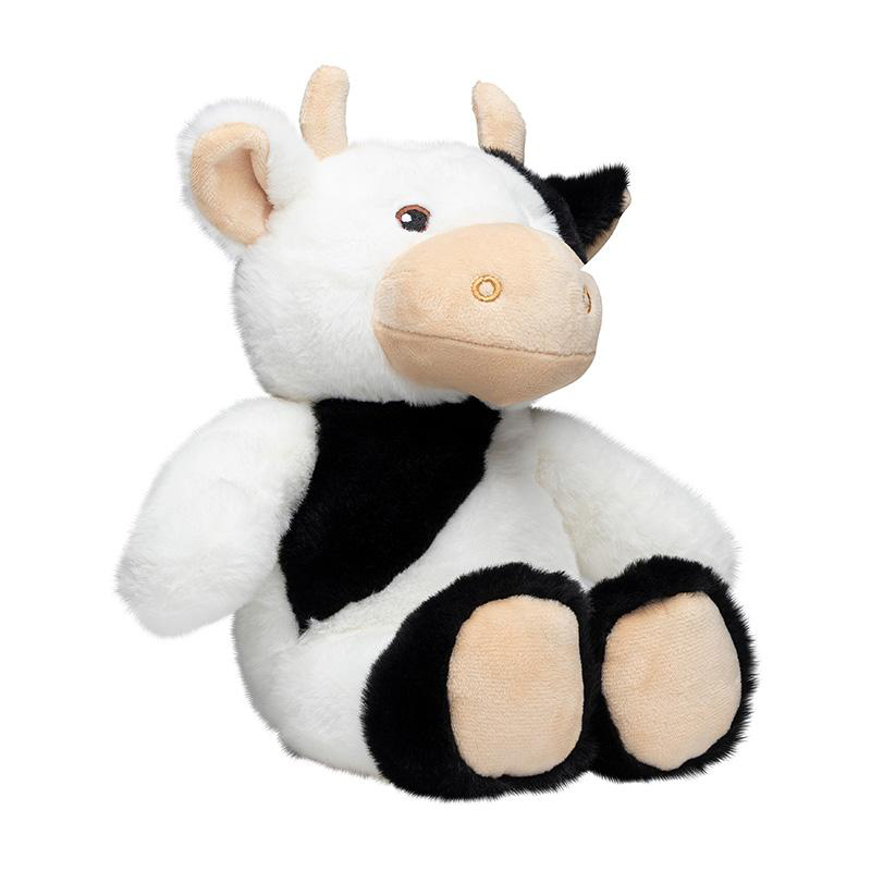 Peluche vache en plastique recyclé rPET Clara_03
