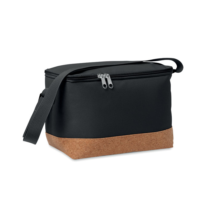 Sac isotherme en polyester recyclé et liège Koeler_Noir