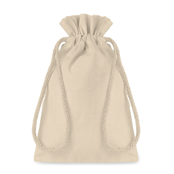 Pochette en coton Taske Small 14x22 cm_Beige