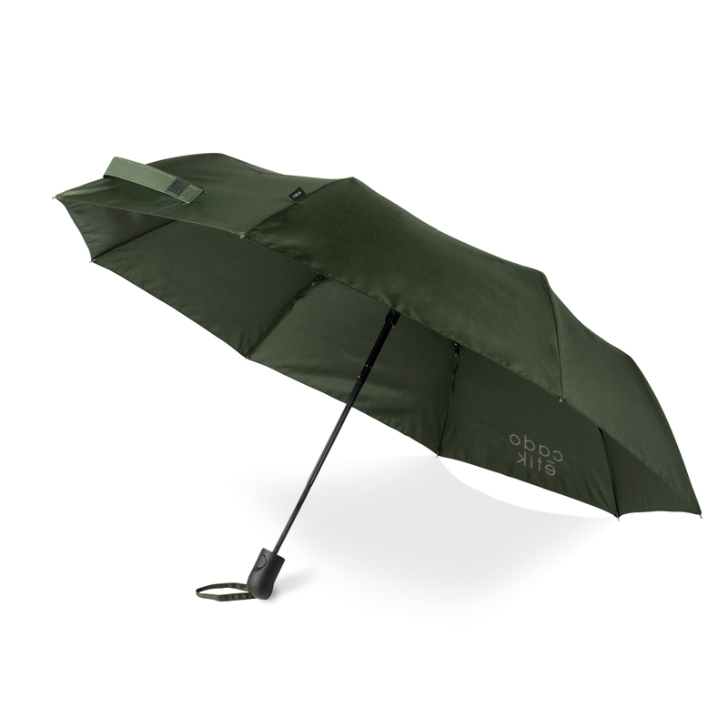Parapluie pliable 21 pouces en polyester recyclé certifié Vinga Baltimore_1