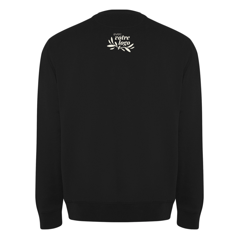 Sweat unisexe en coton bio et polyester recyclé certifiés Batian 300 g_03
